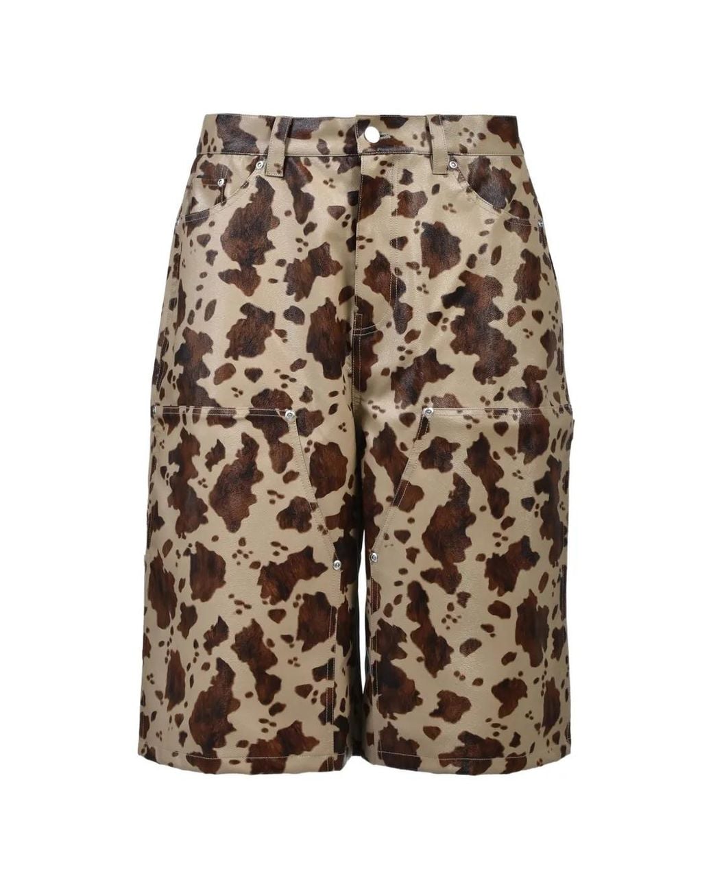 BREATH Multicolor Horse-Print Shorts for men