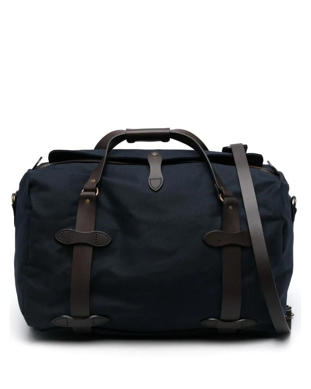 Filson Black Medium Twill Duffle Bag for men