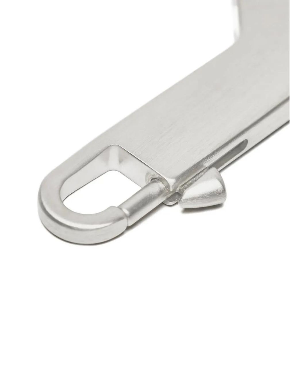 Rick Owens White Porte-Clés Cerberus for men