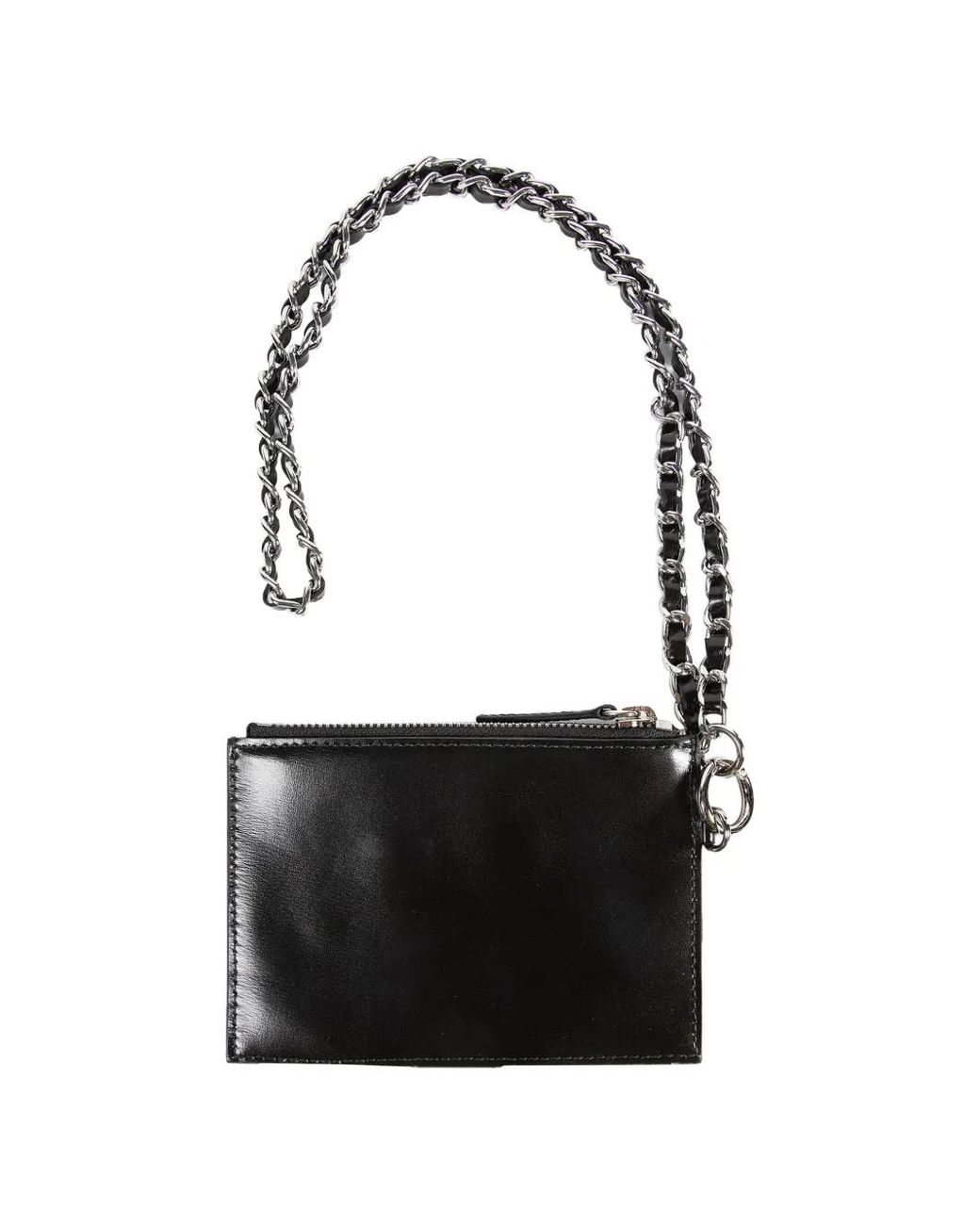 VAQUERA White Coated Patch Chain Wallet