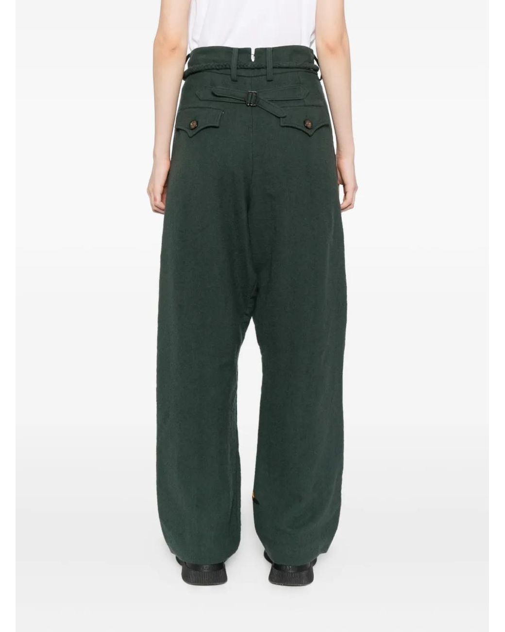 GG IN RED Green Birdwatcher Trousers