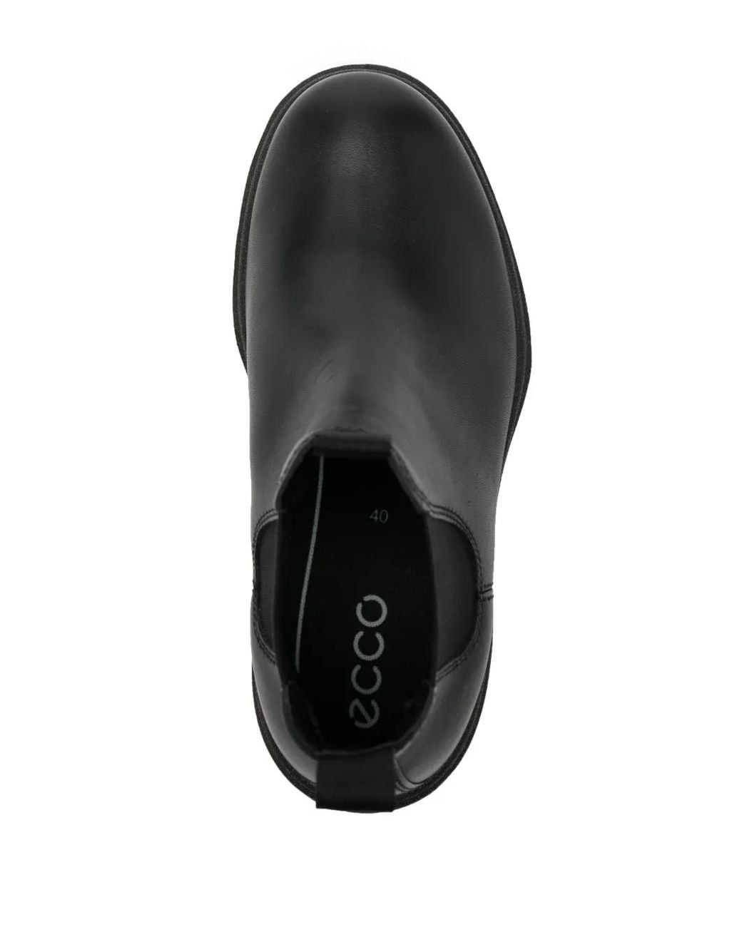 Ecco Black Grainer Chelsea Boot for men