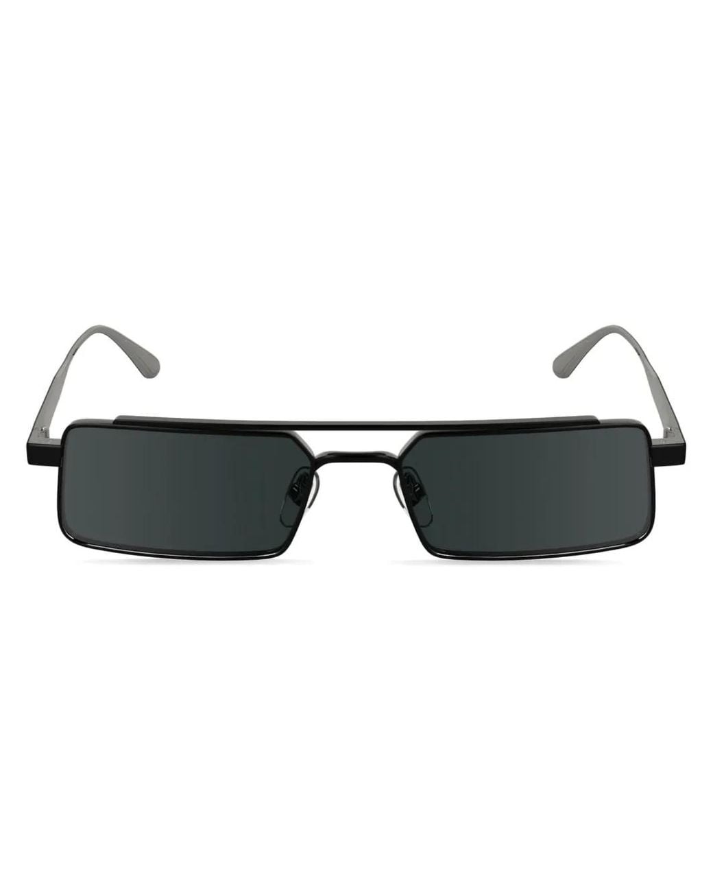 Calvin Klein Black Rectangle-Frame Sunglasses