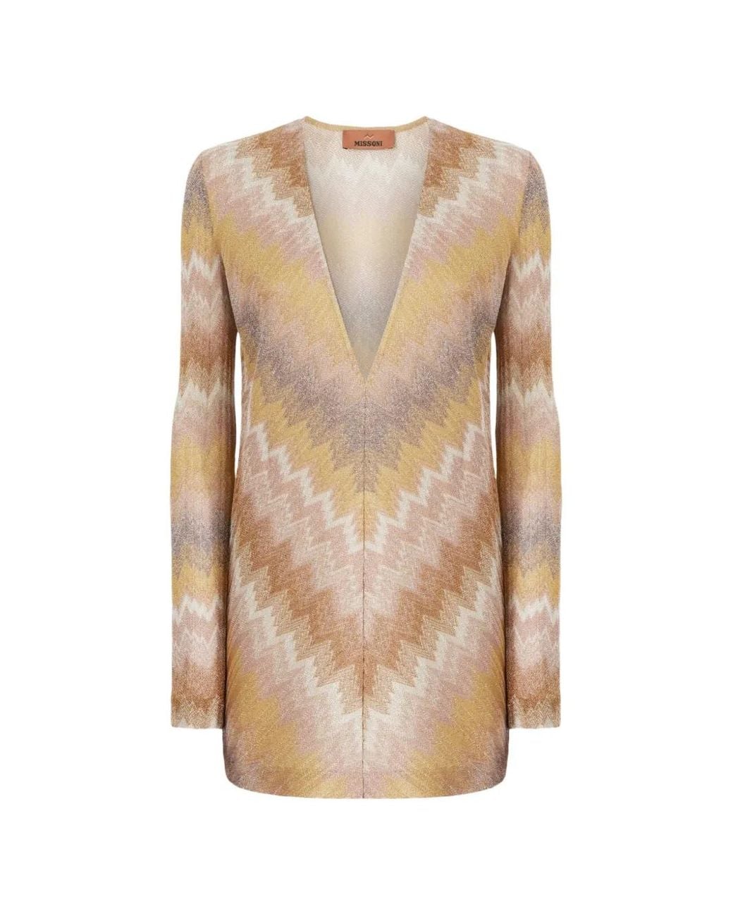 Missoni Natural V-Neck Mini Dress