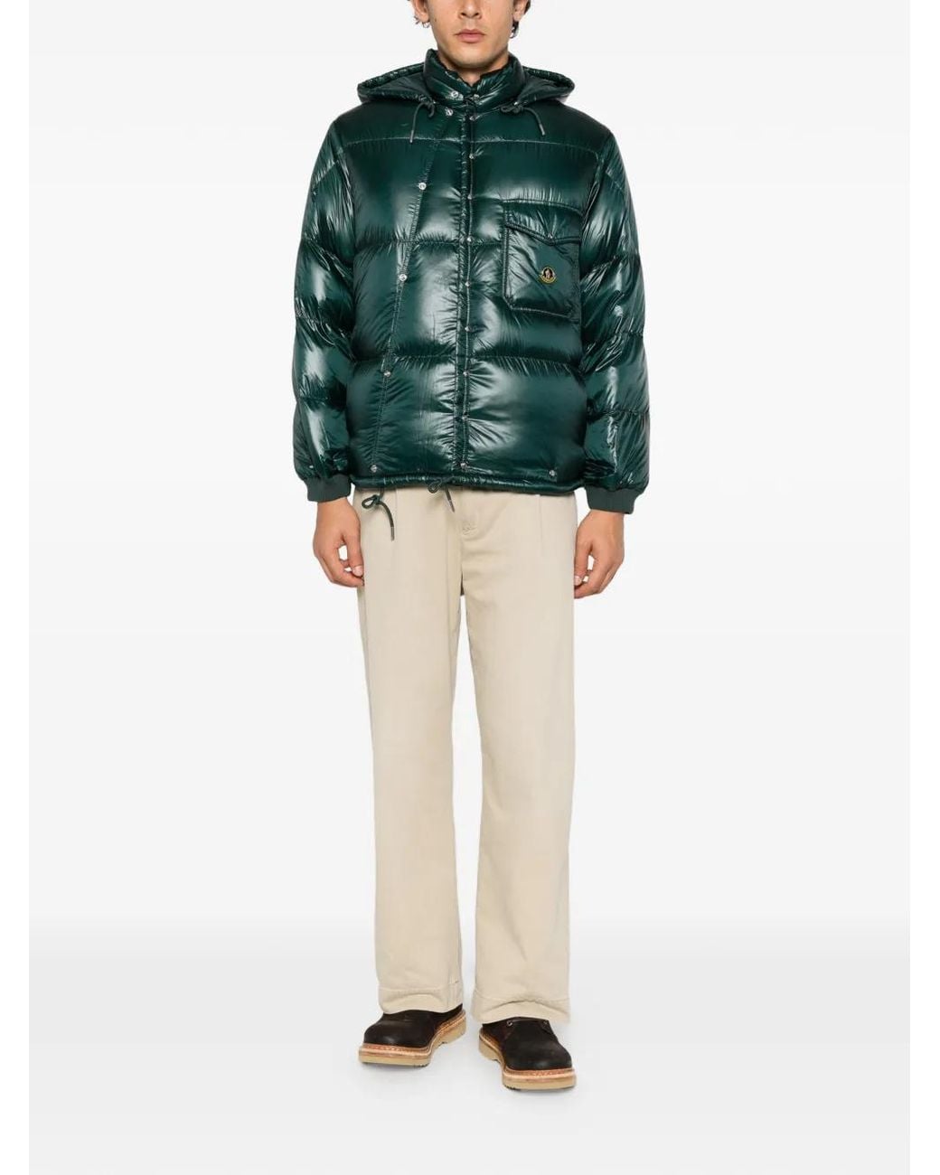 Moncler Green Karakorum Ripstop Jacket for men