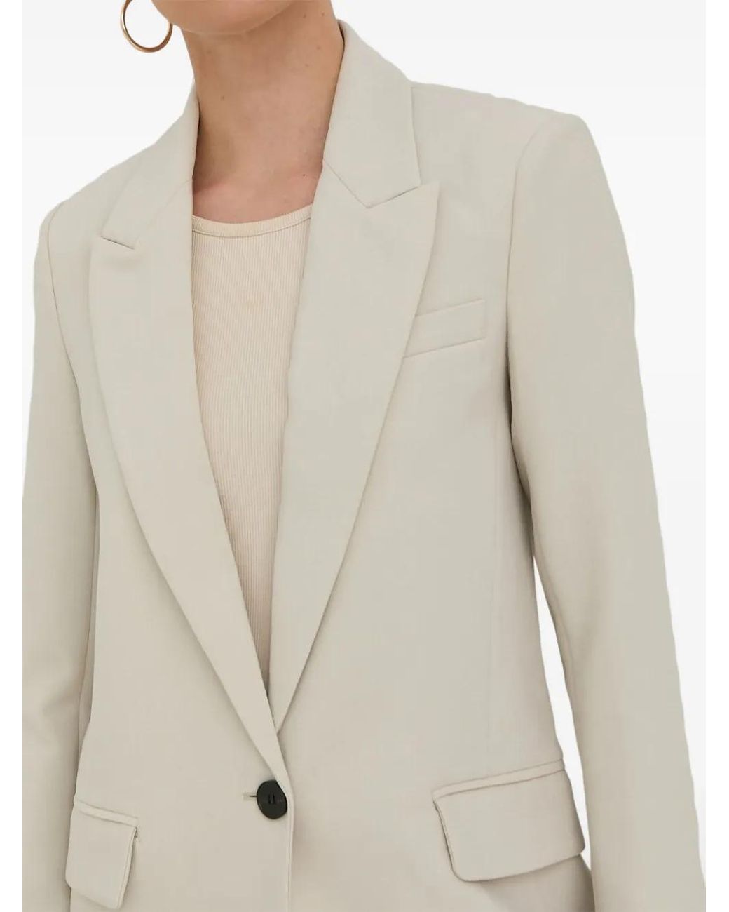 Bruuns Bazaar Green Single-Button Blazer