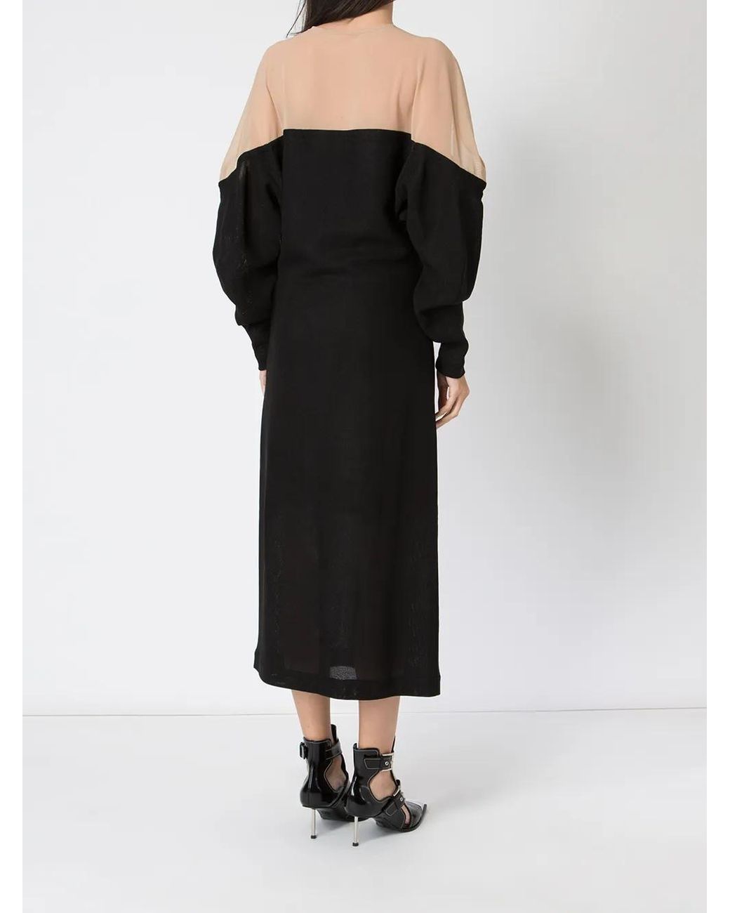 Litkovskaya Black Two Tone Dress