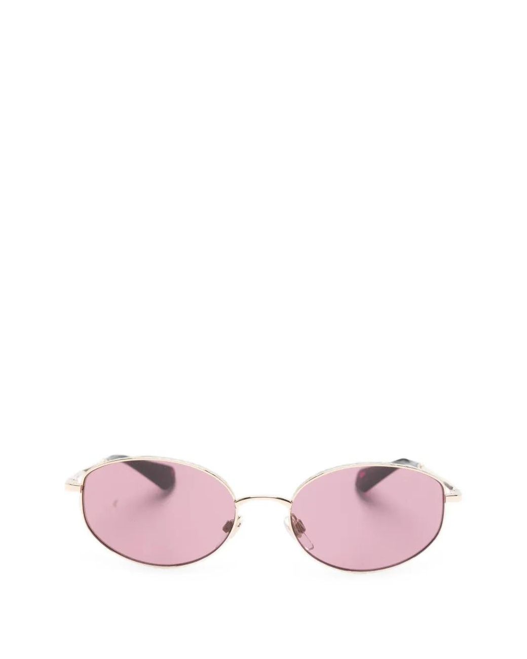 Burberry Pink Lunettes De Soleil À Monture Ovale