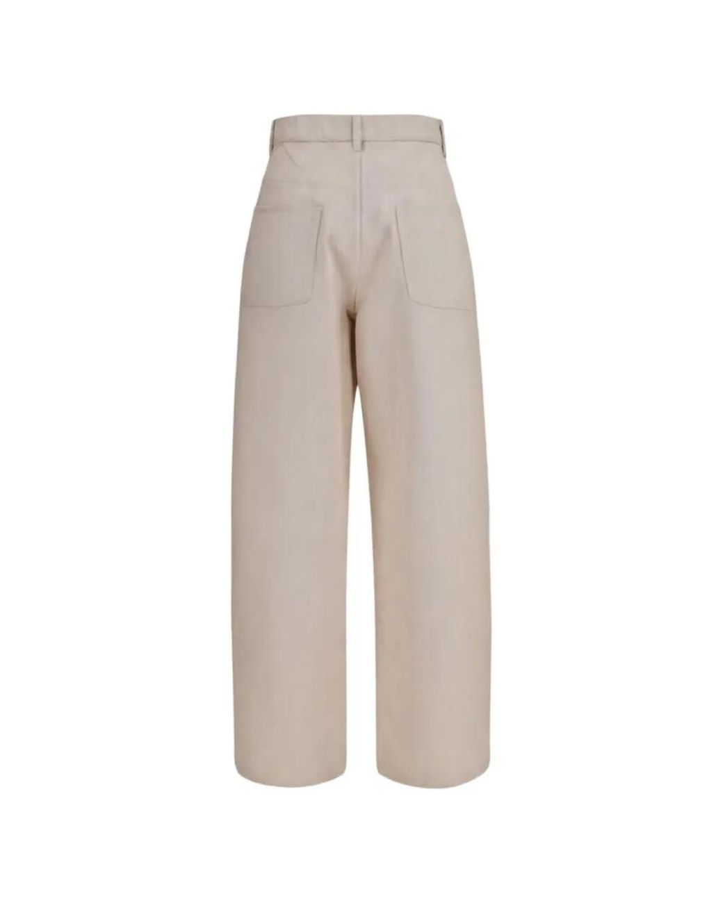 Rohe White Berber Barrel-Leg Jeans
