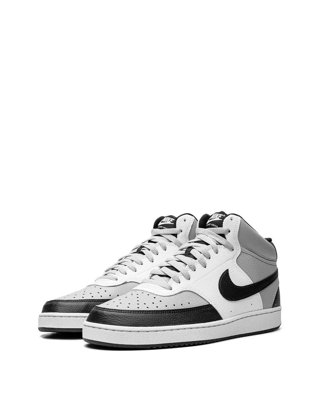 Nike White Court Vision Mid Next Nature Sneakers for men