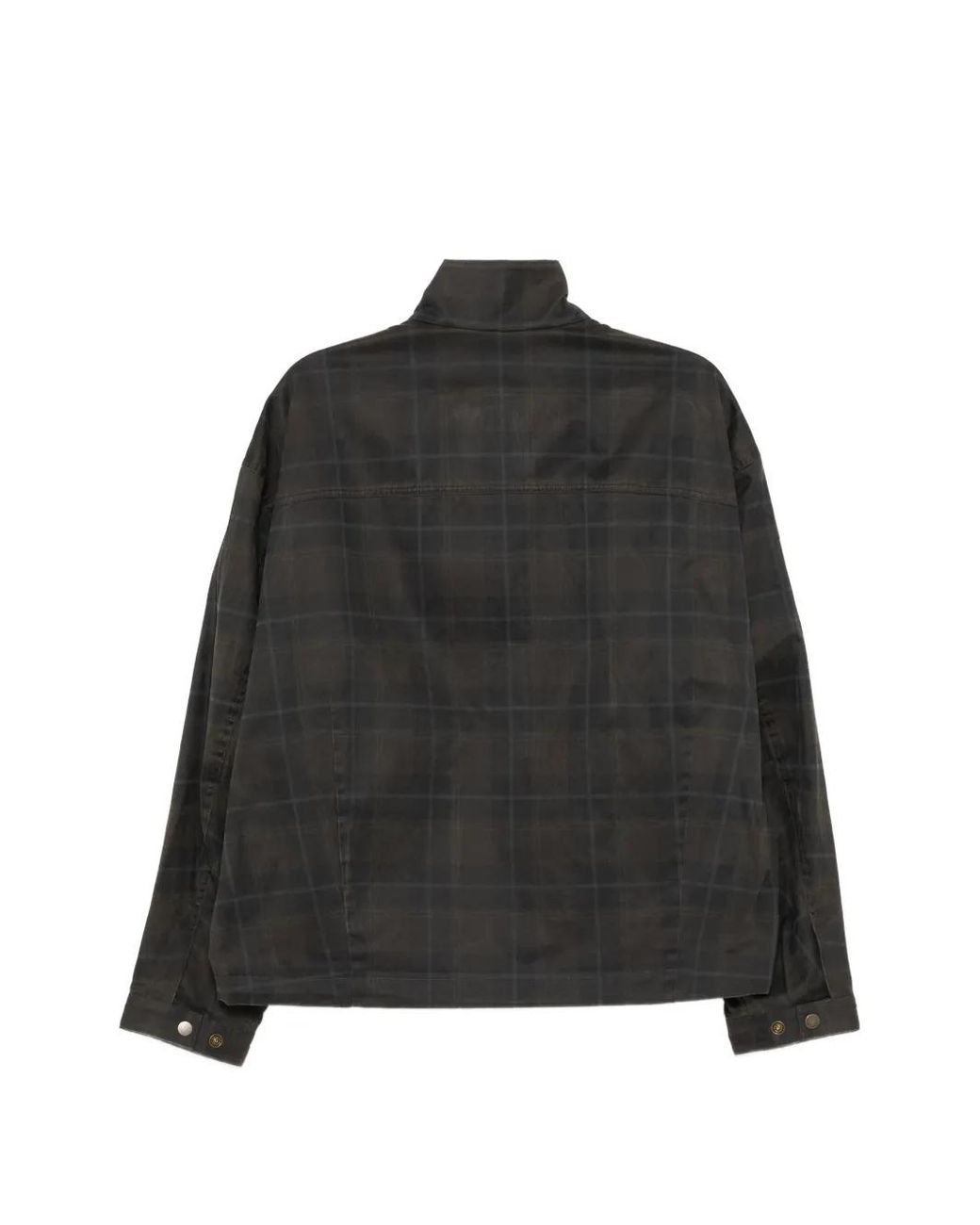 CROQUIS Black Plaid Jacket for men