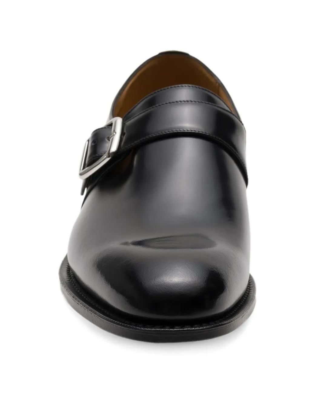 Church's Black Westbury Polished Binder Monk Shoes for men