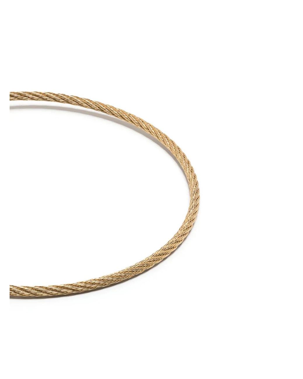 Le Gramme Metallic 18Kt Le 9G Cable Diamond Bracelet