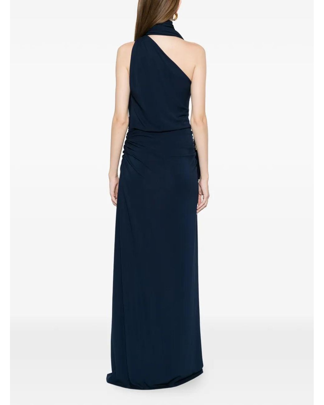 Jonathan Simkhai Blue Tie-Detail Maxi Dress