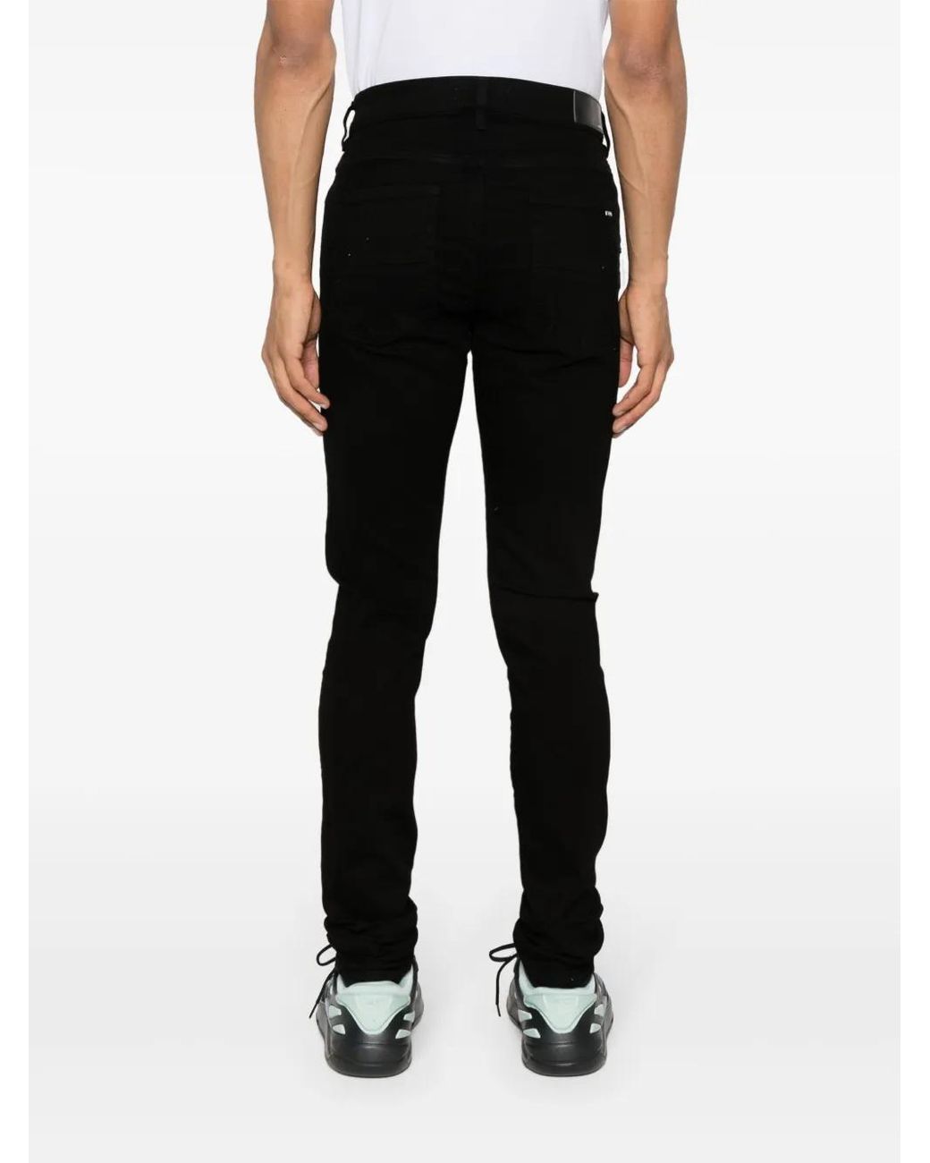 Vaqueros Skinny Stack Amiri de hombre de color Black