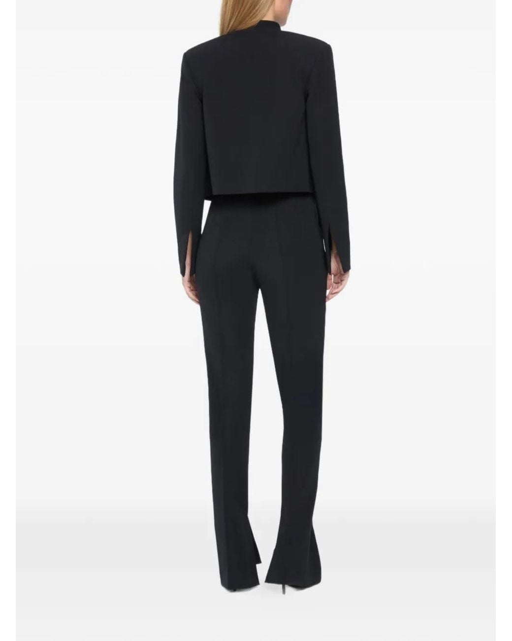 Genny Black Split Trousers