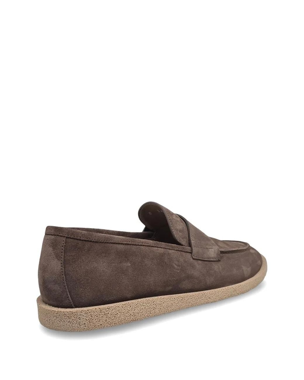 Neil Barrett Brown Suede Slip-On Loafers for men