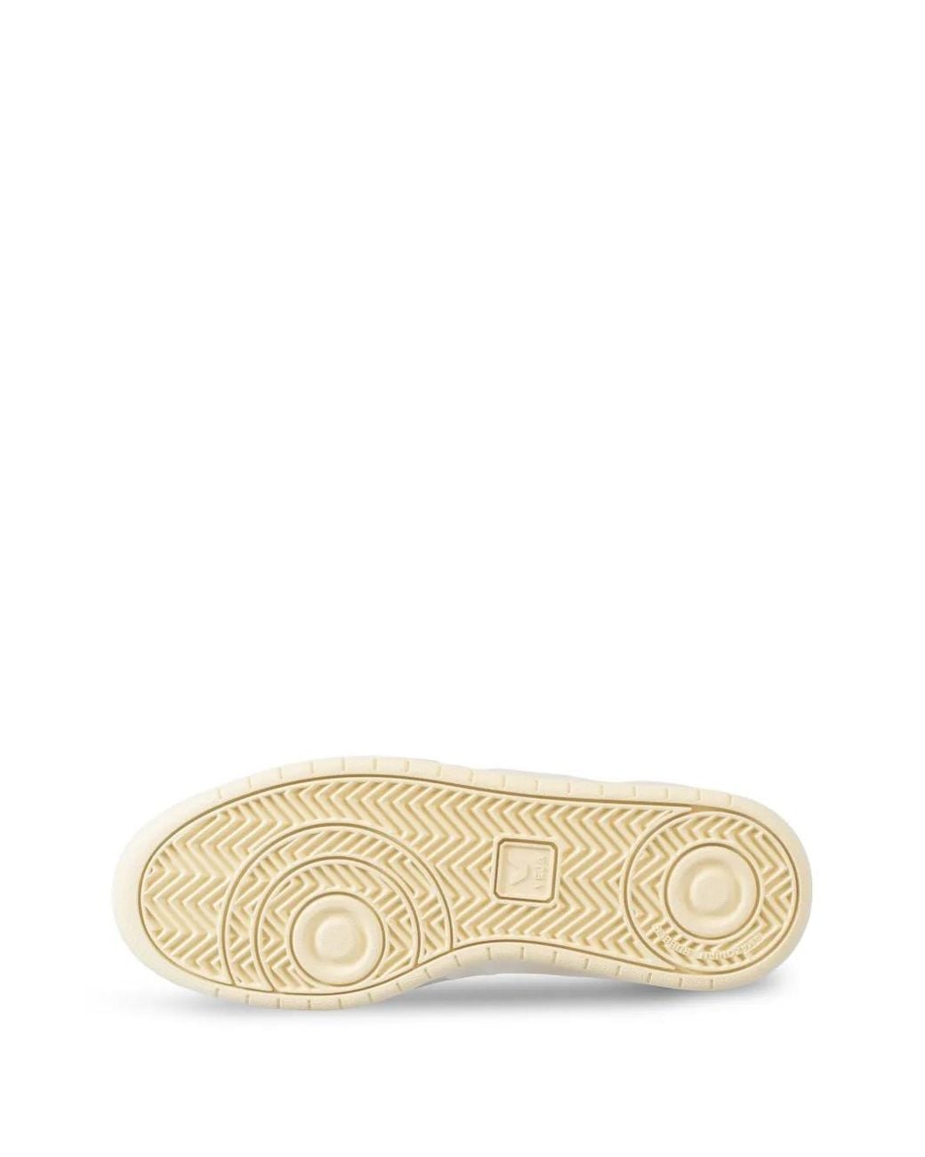 Veja White V-10 Leather Sneakers