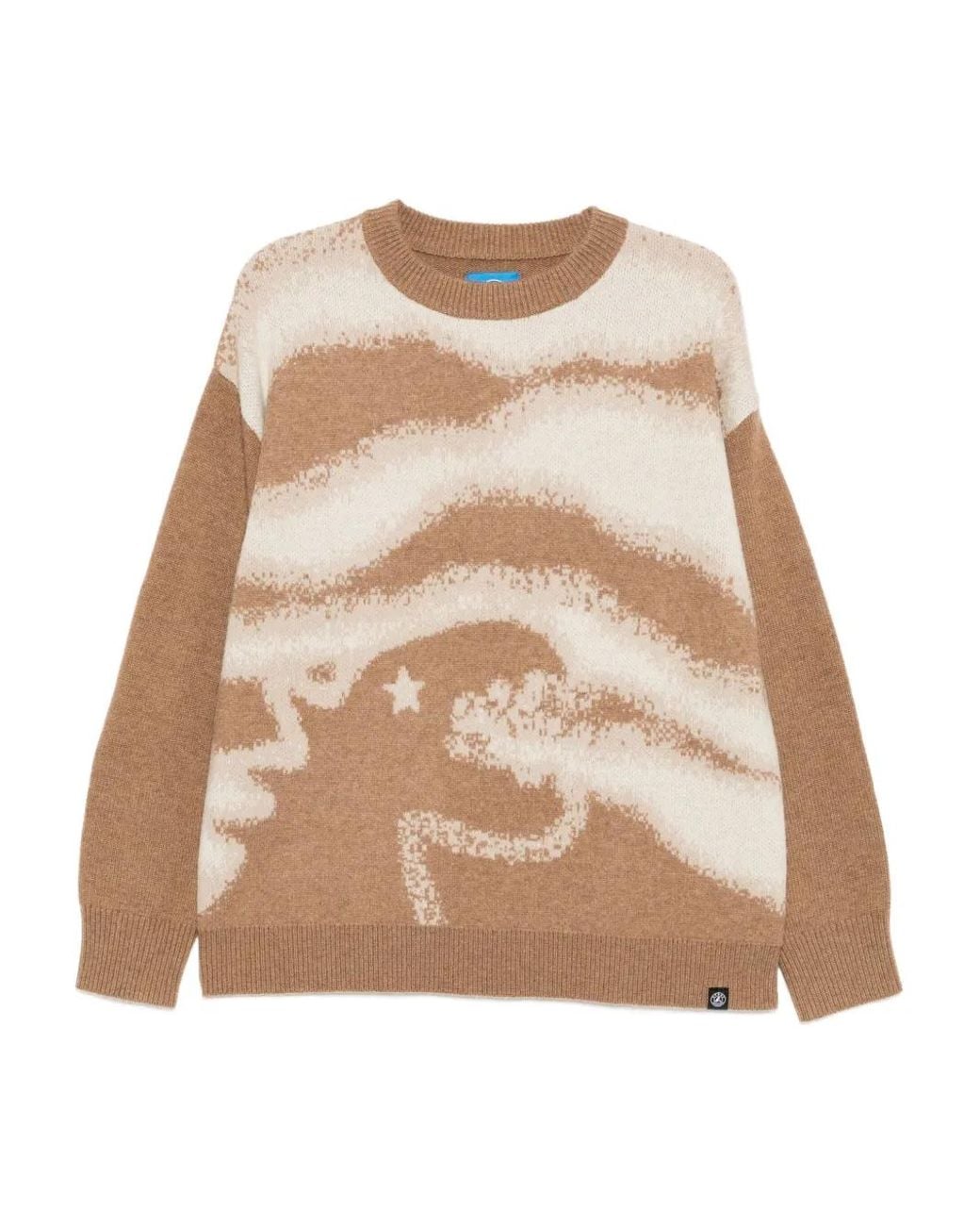 SPORT b. by agnès b. Natural Dino-Print Jumper for men