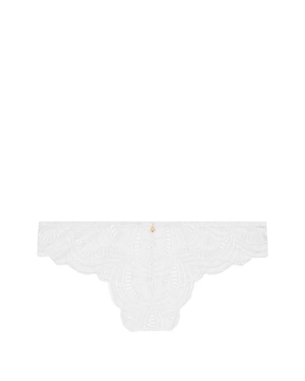 Aubade White Vibes Embroidered Briefs