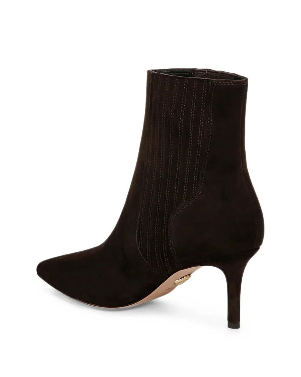 Veronica Beard Black Lisa Suede Pointed-Toe Ankle Boots