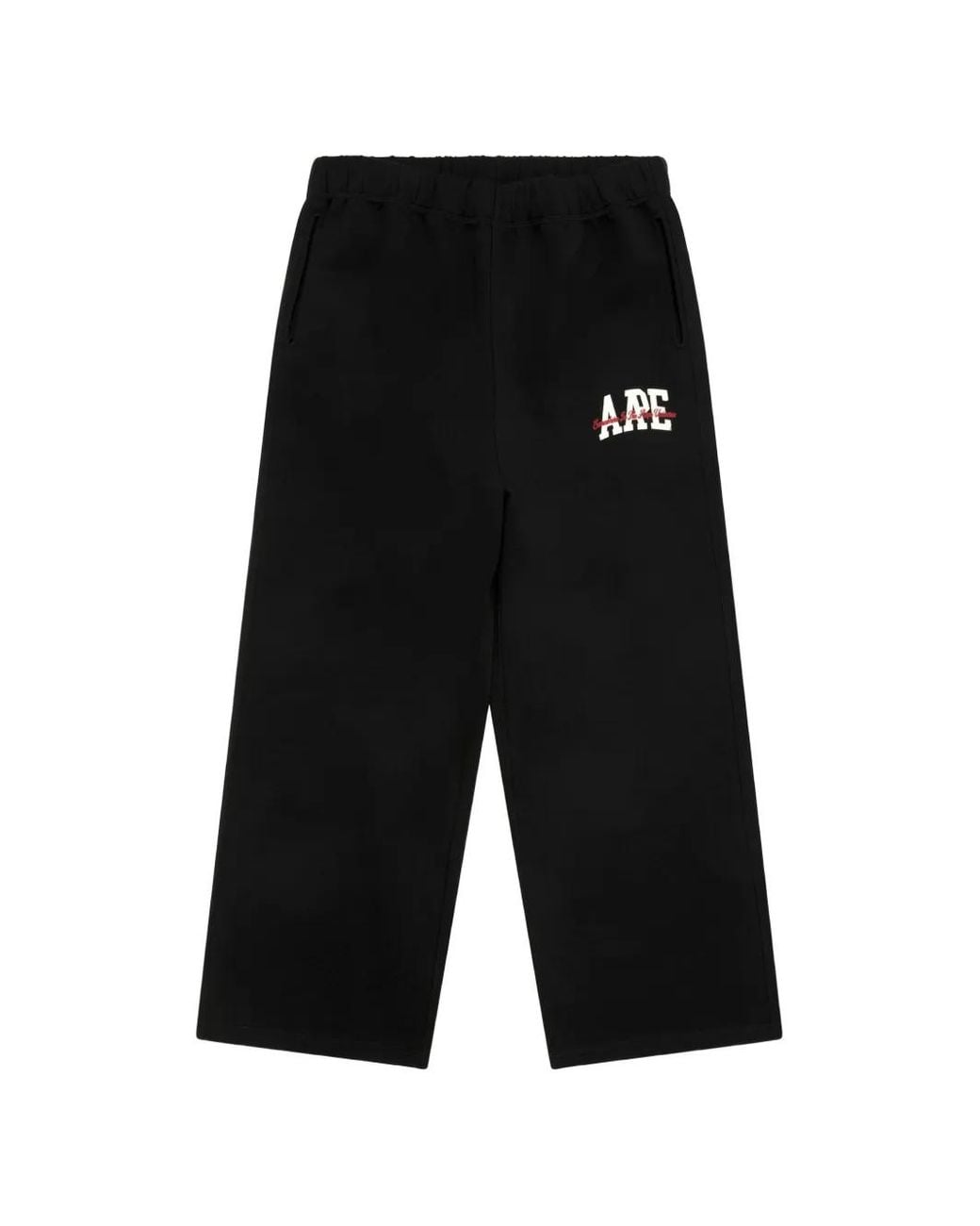 Aape By A Bathing Ape Black Reversible Interlock Track Pants for men