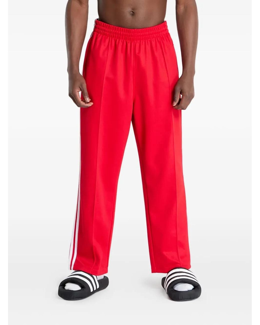 adidas Adicolor Baggy Track Pants in Red for Men Lyst — free download