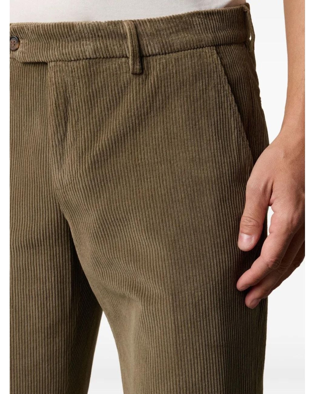 Brooks Brothers Green Corduroy Trousers for men