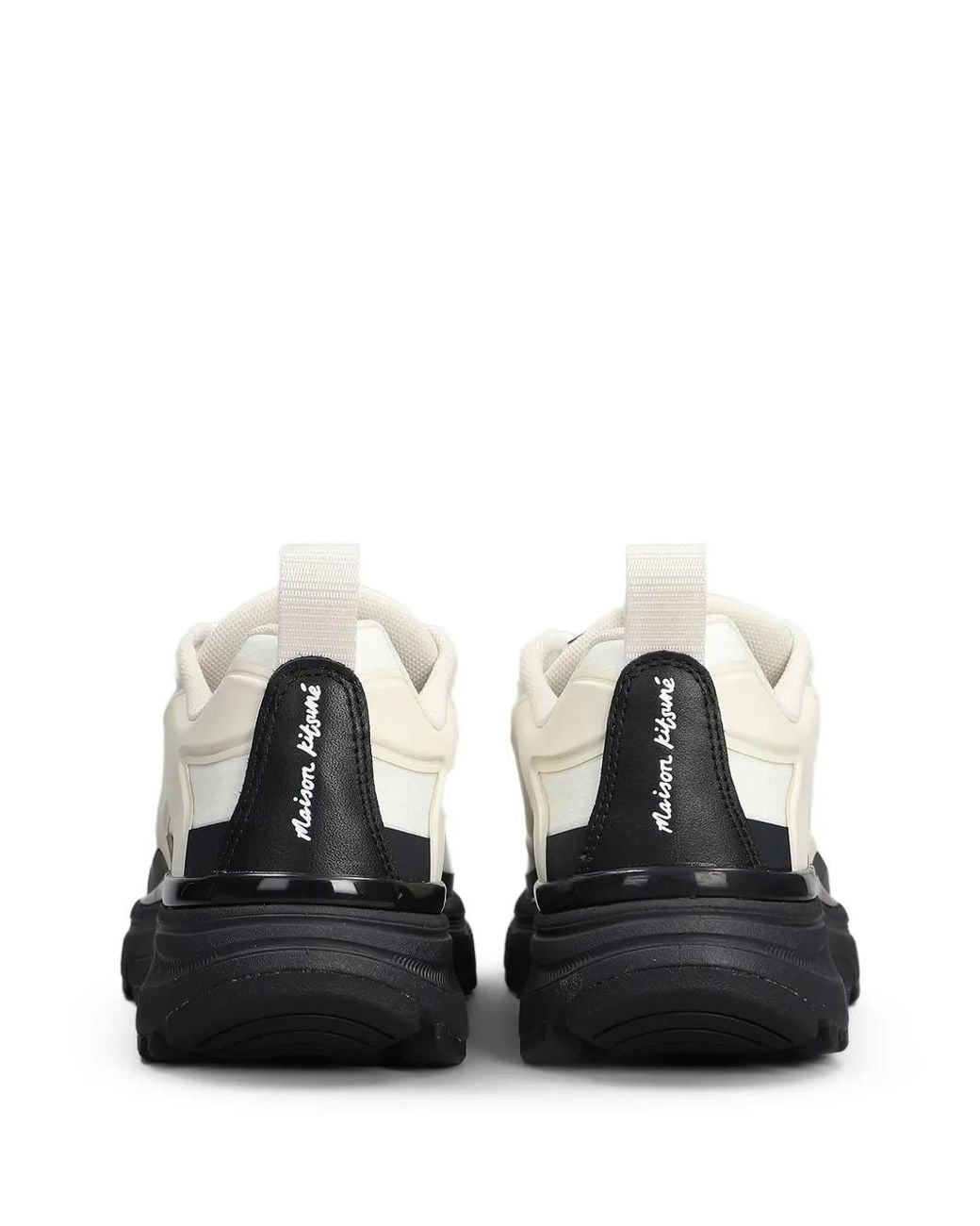 Maison Kitsuné Black Sora Sneakers for men