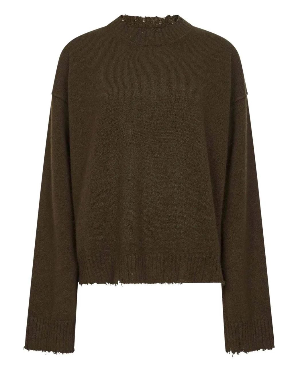 Pull À Effet Usé Uma Wang en coloris Green