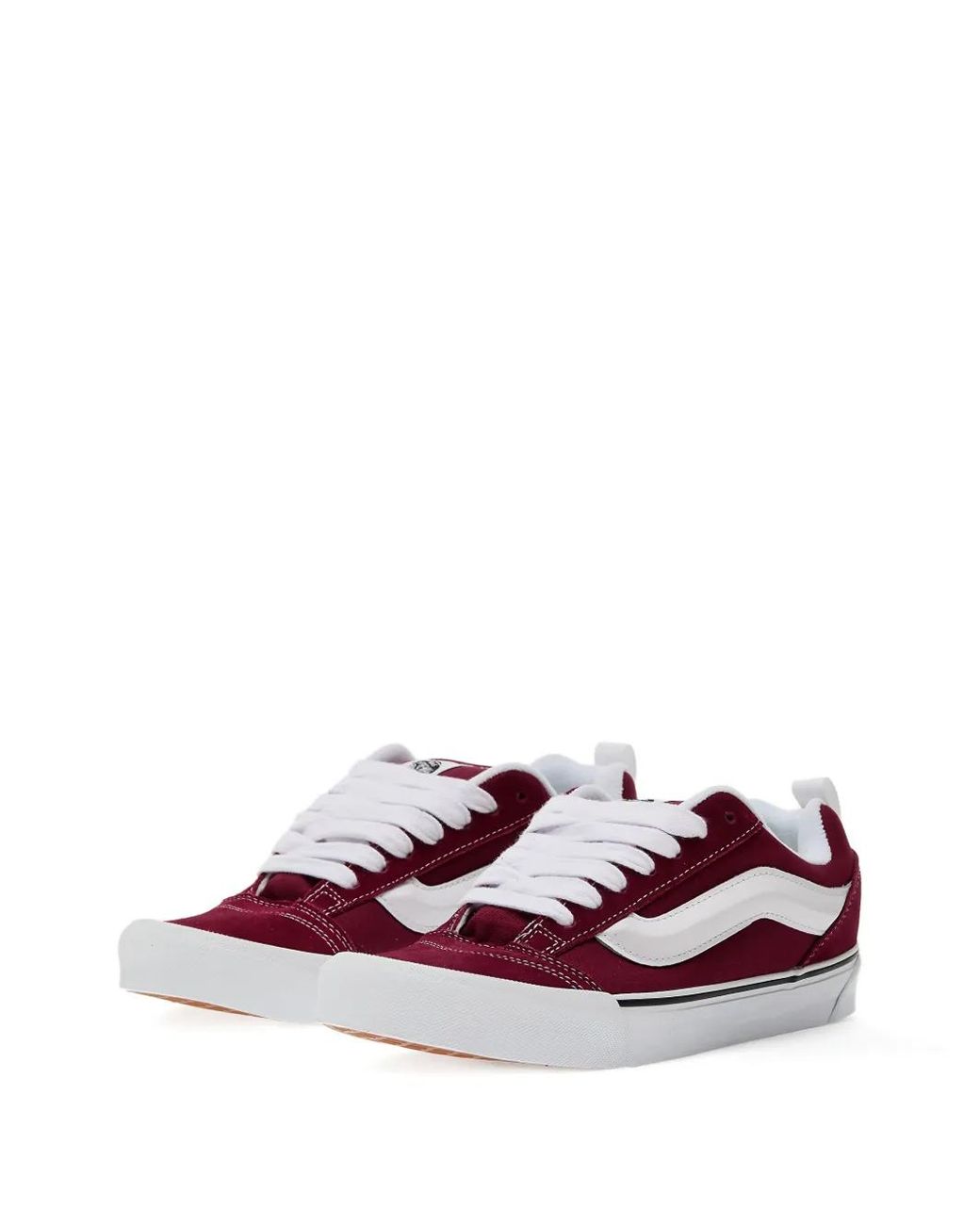 Vans Purple Knu Skool Leather Sneakers