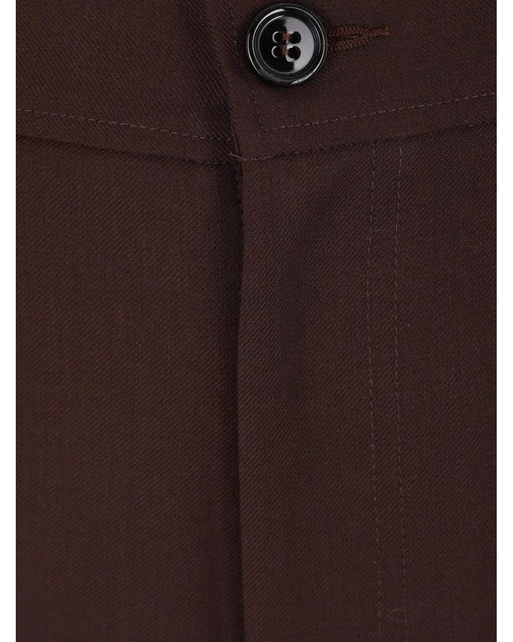 Séfr Brown Jiro Trousers for men
