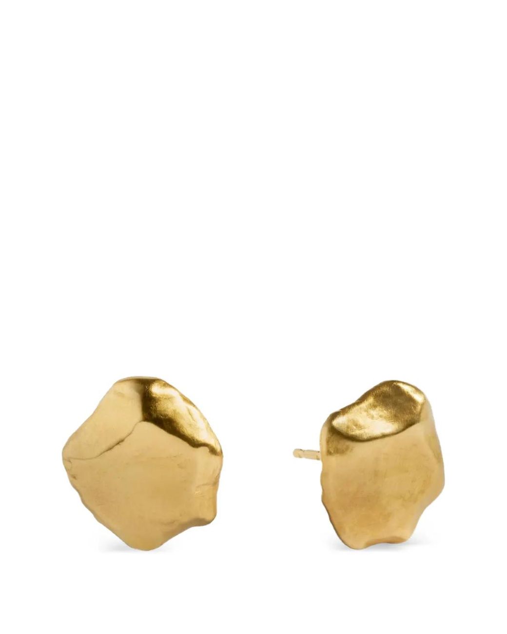 Monica Vinader Metallic Fragments Stud Earrings