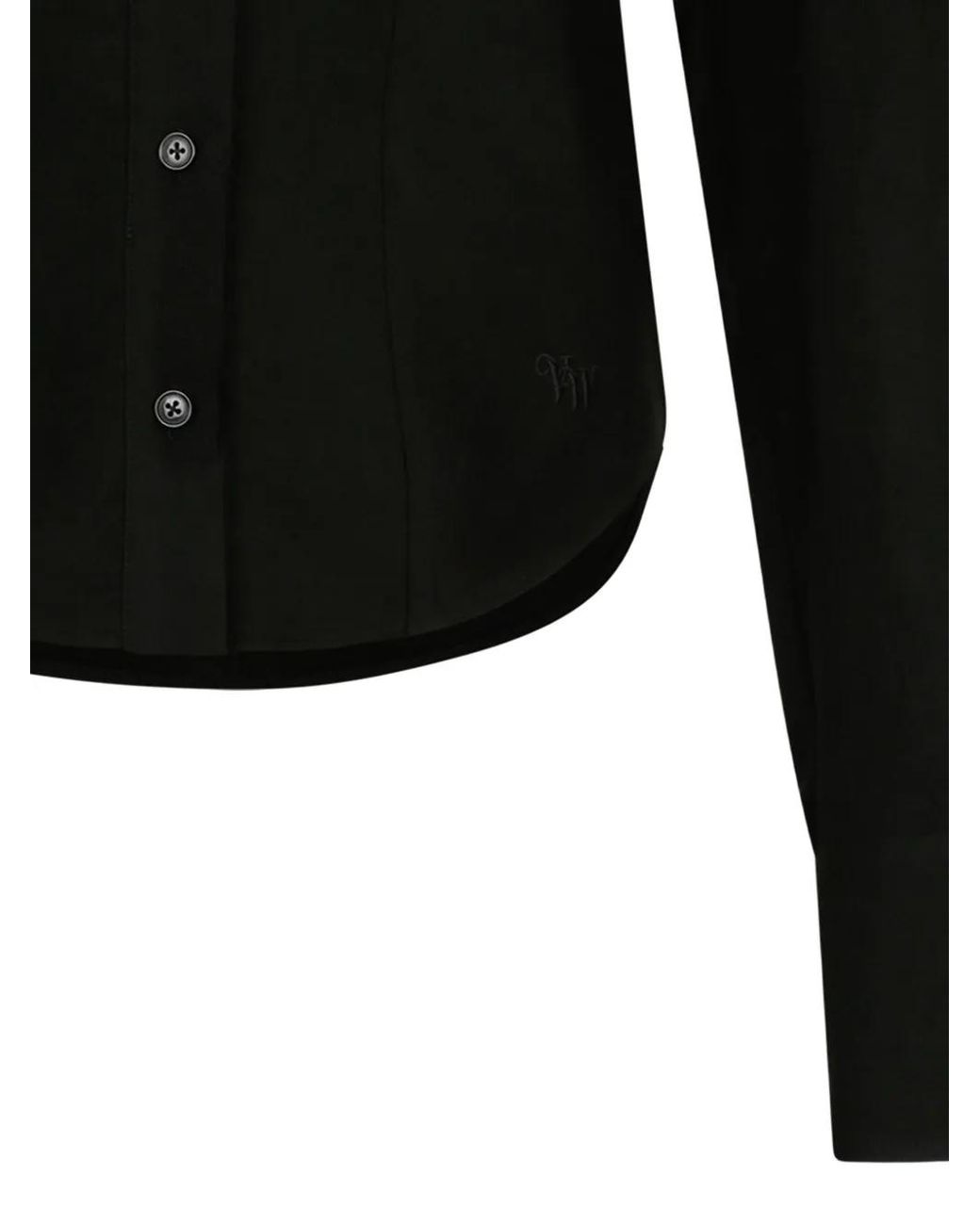Vivienne Westwood Black Chemise Kendall À Volants