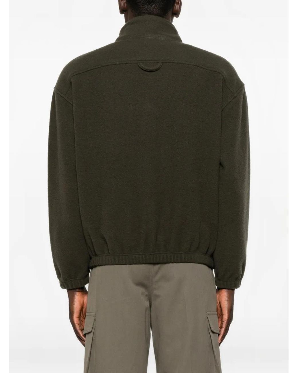 Rier Green Fleece Sweatshirt for men