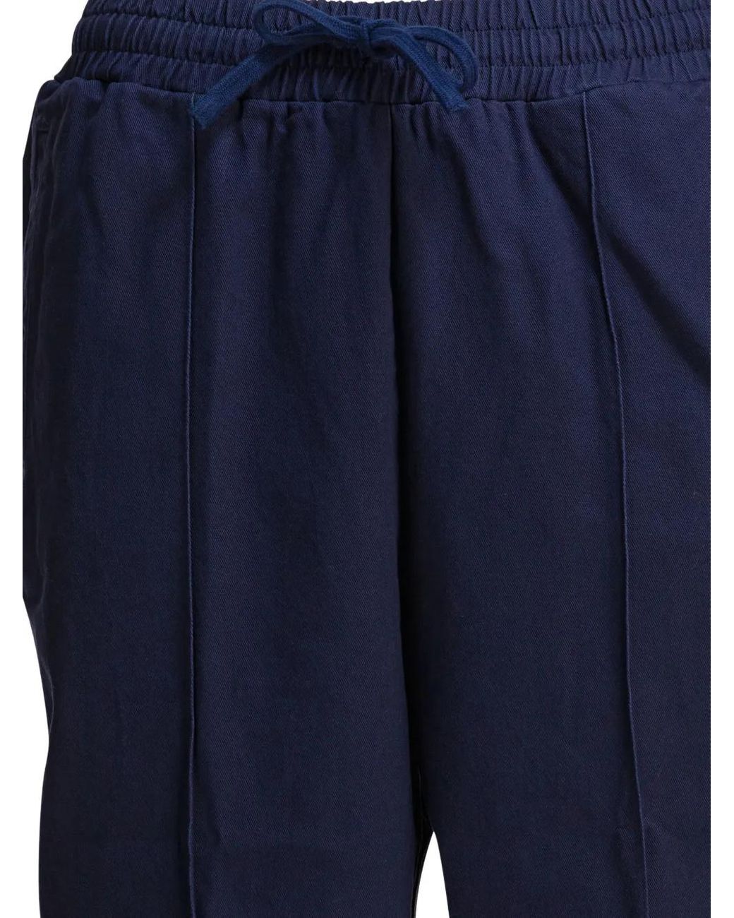 Altum Blue Drawstring Side-Panel Trousers for men