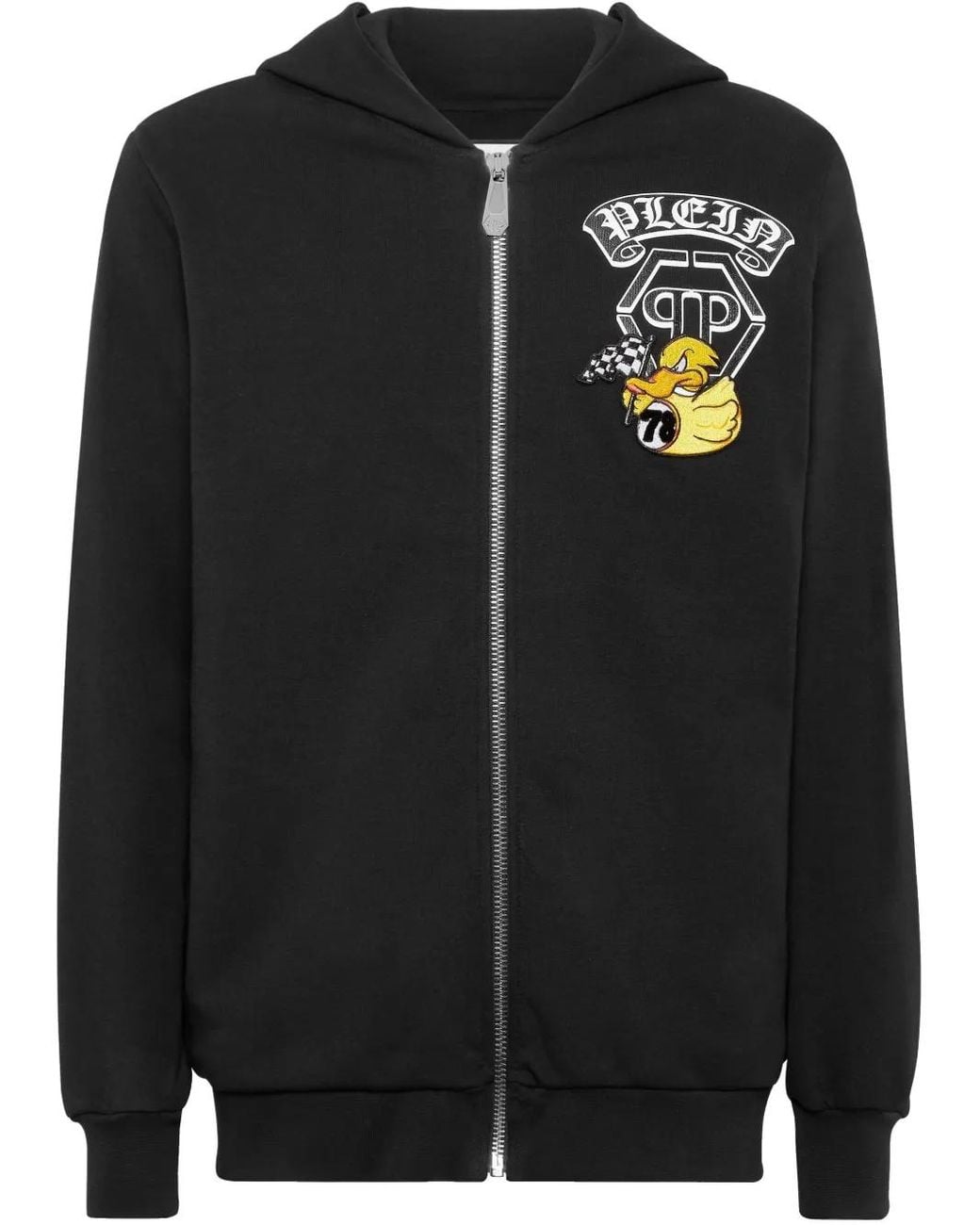 Sudadera Gothic Duck Con Capucha Philipp Plein de hombre de color Black