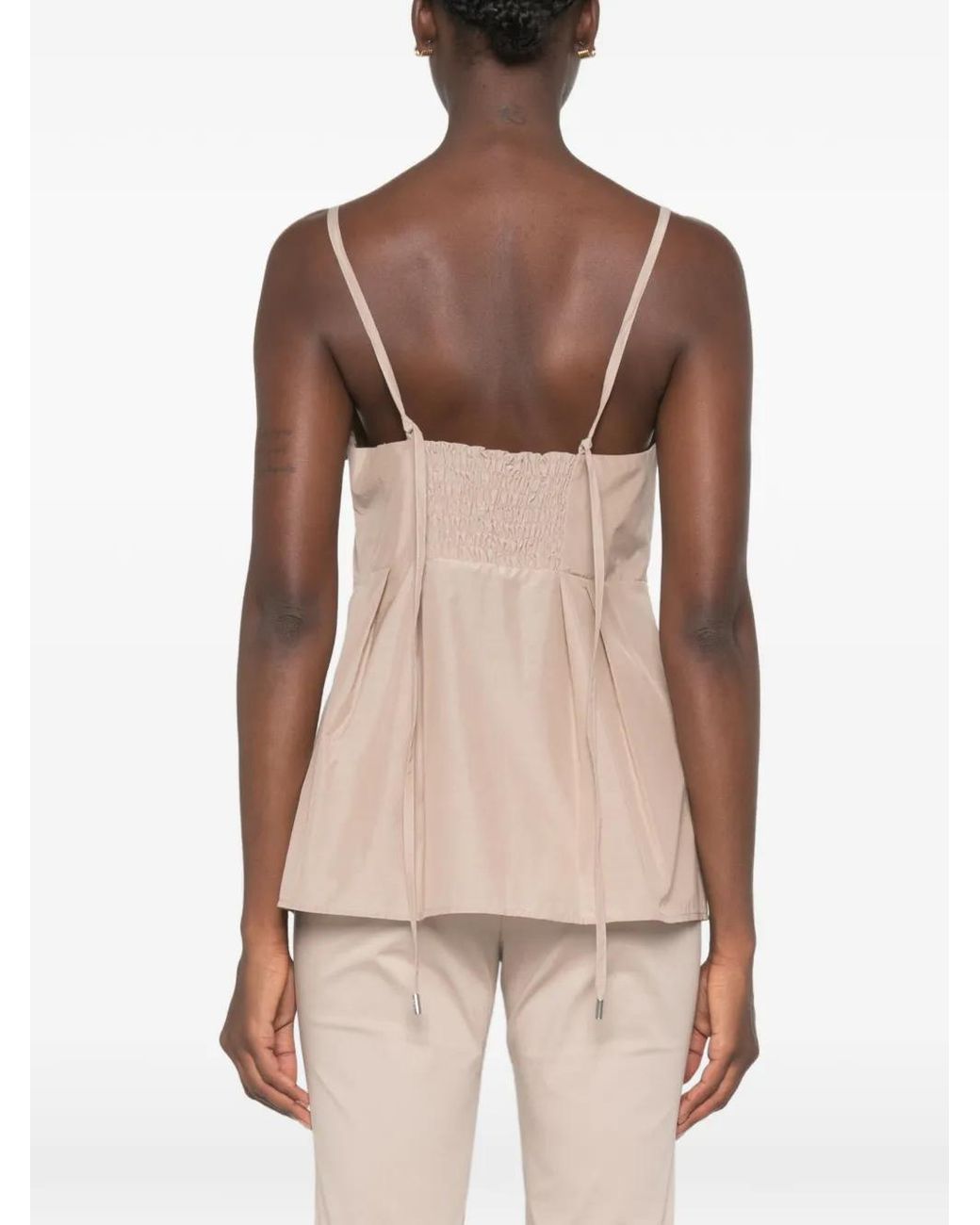 Peserico Natural Pleated Top