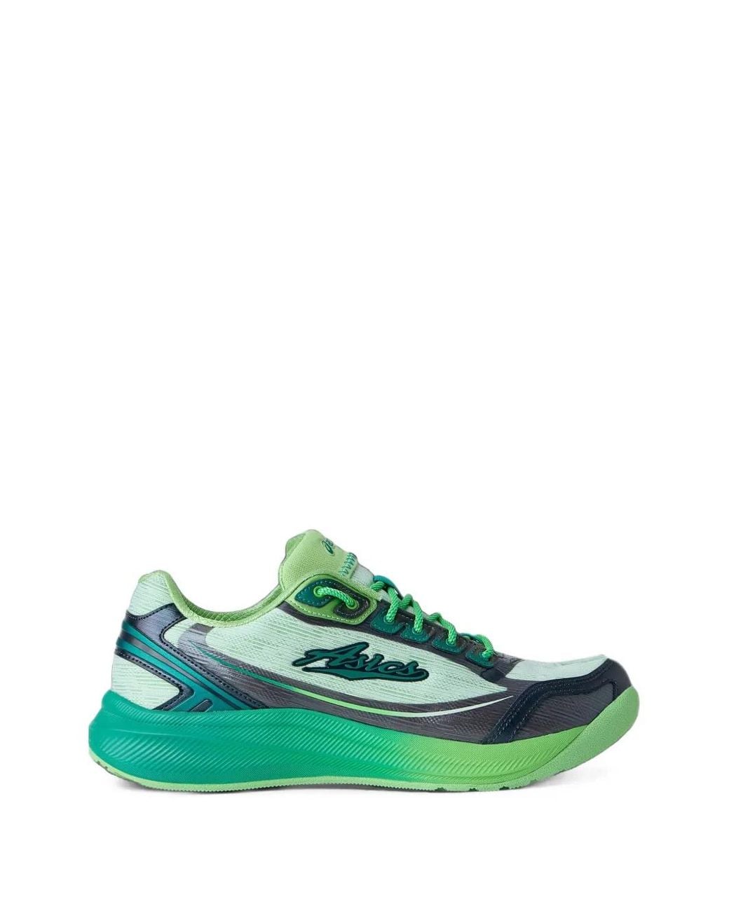 Asics Green X Kiko Kostadinov Ilargi Ff Ii Panelled Mesh Sneakers