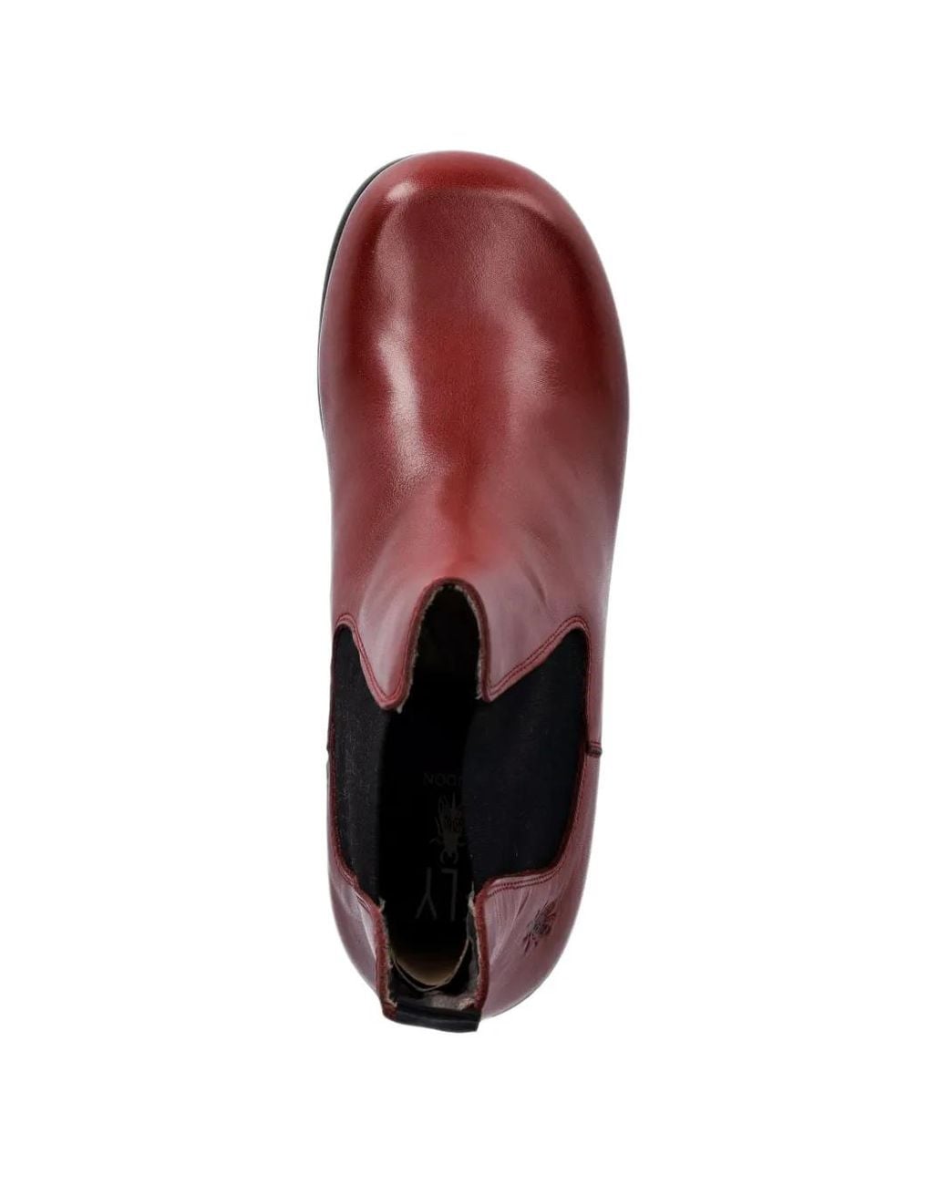 Fly London Red Bottines Chelsea Famy524Fly En Cuir