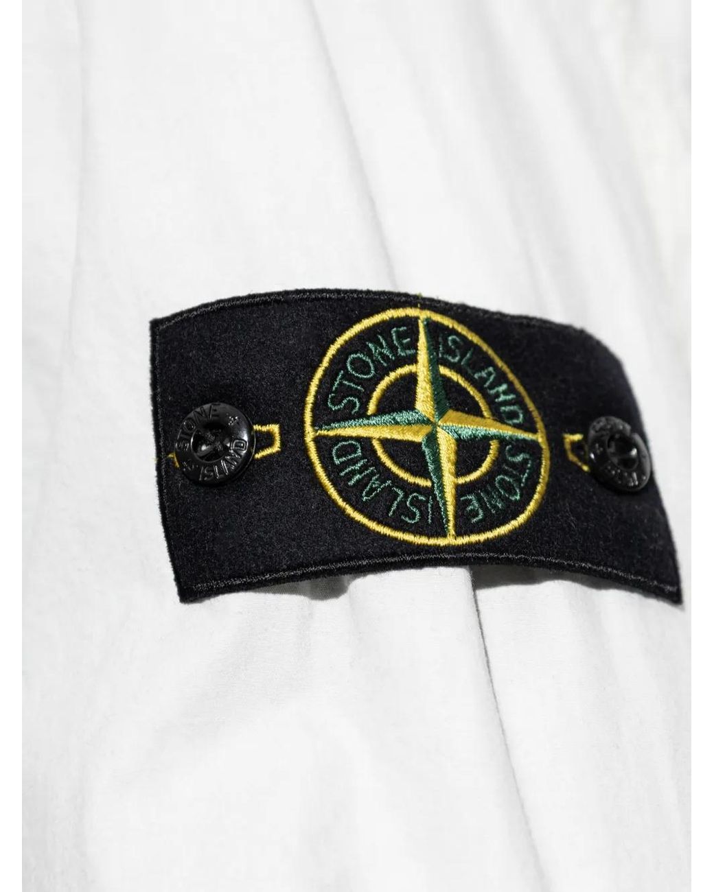 Stone Island White Lightweight Jacket With Pocket for men