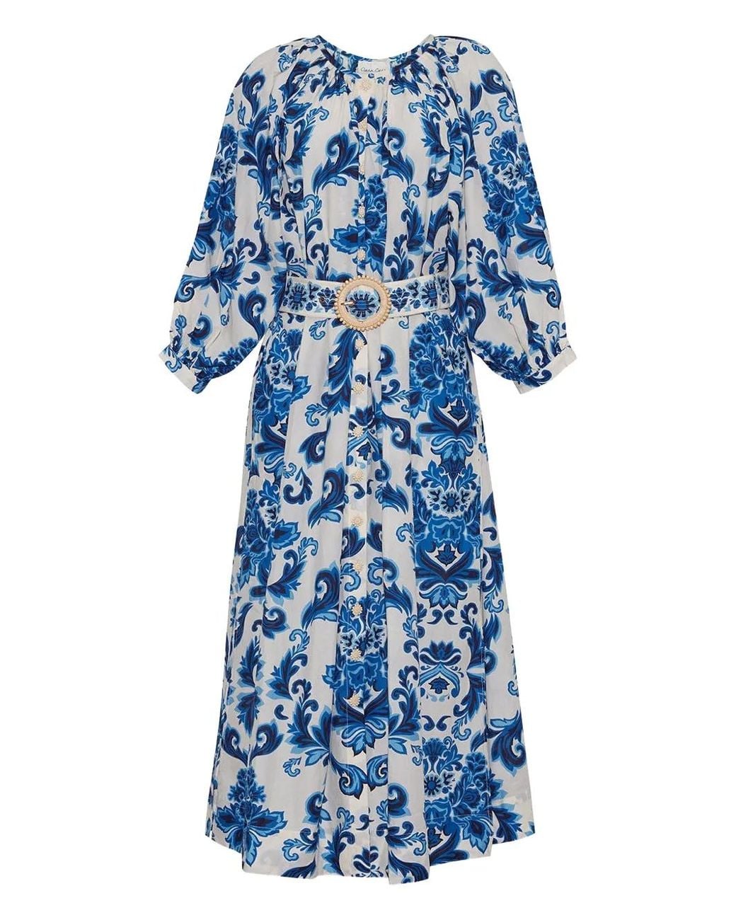 cara cara blue and white dress Mini Dress Cara | Blue | XS main image 1