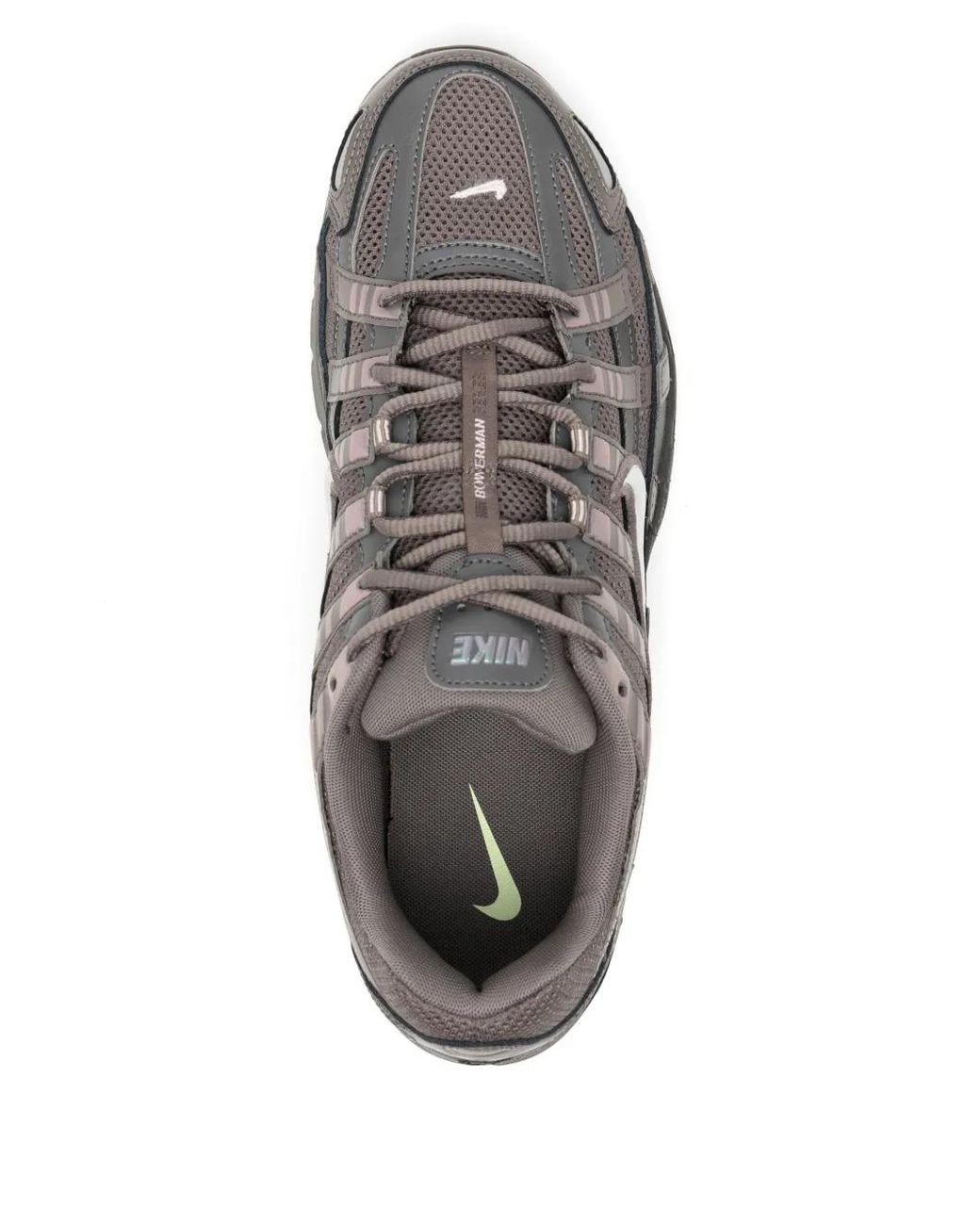 Nike Gray P-6000 Panelled Mesh Sneakers
