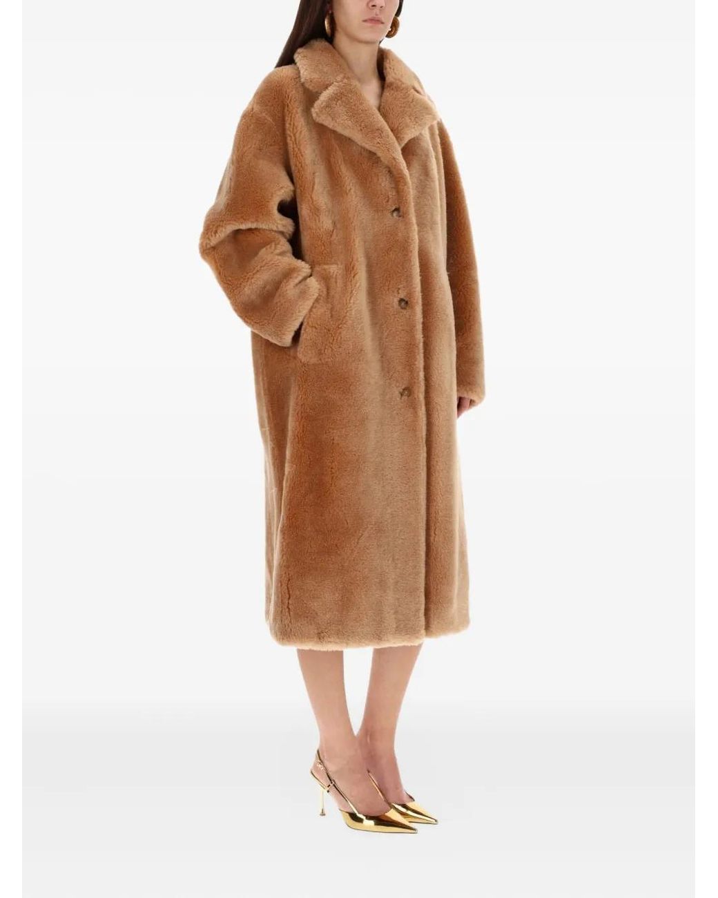 Stand Studio Brown Gabriella Buttoned Coat