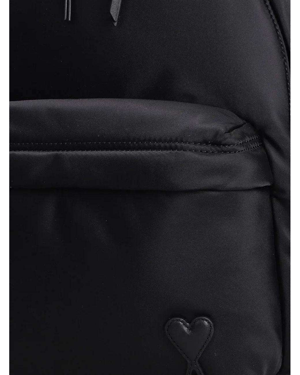AMI Black Marcel Backpack for men