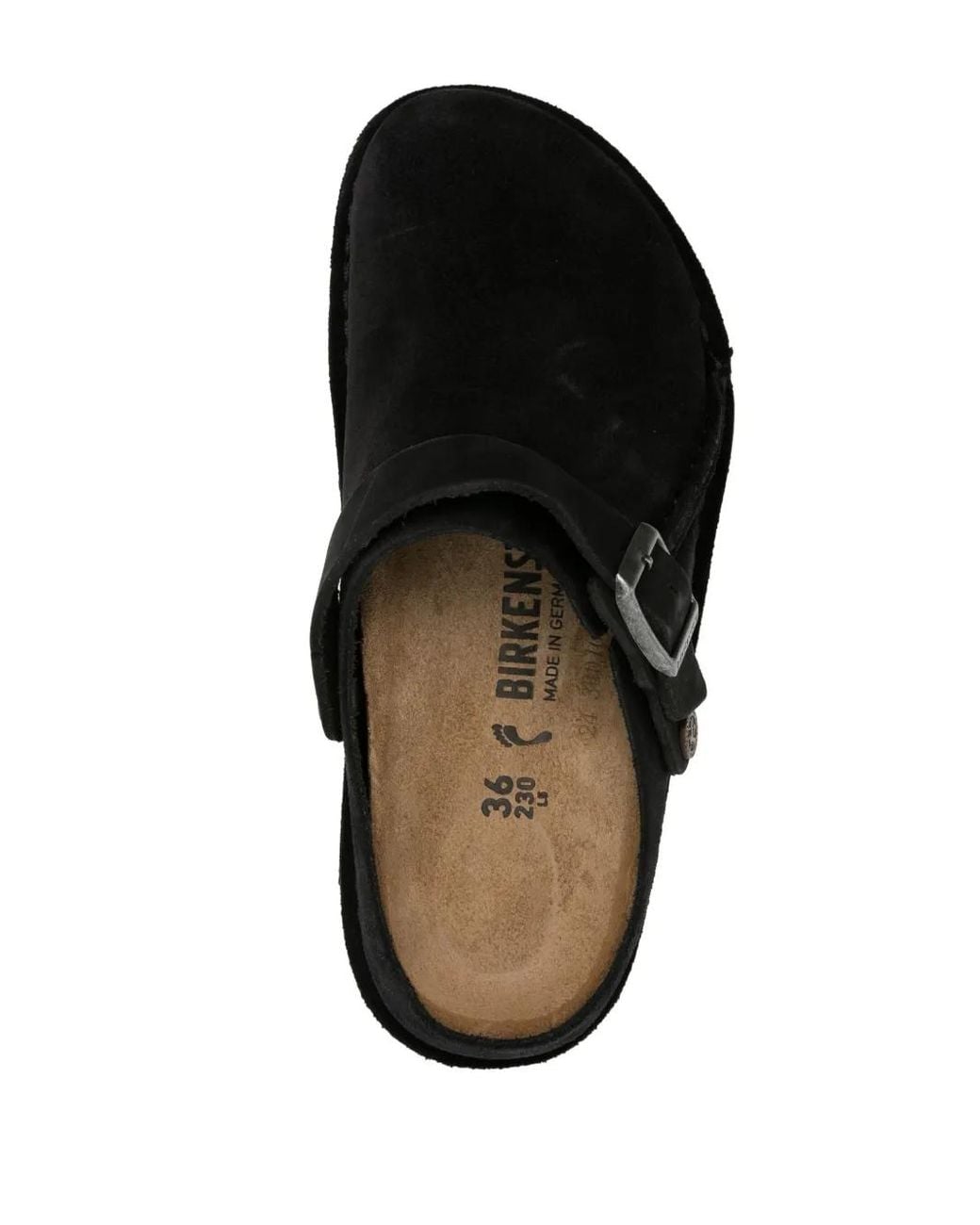 Birkenstock Black Lutry Premium Suede Clogs for men