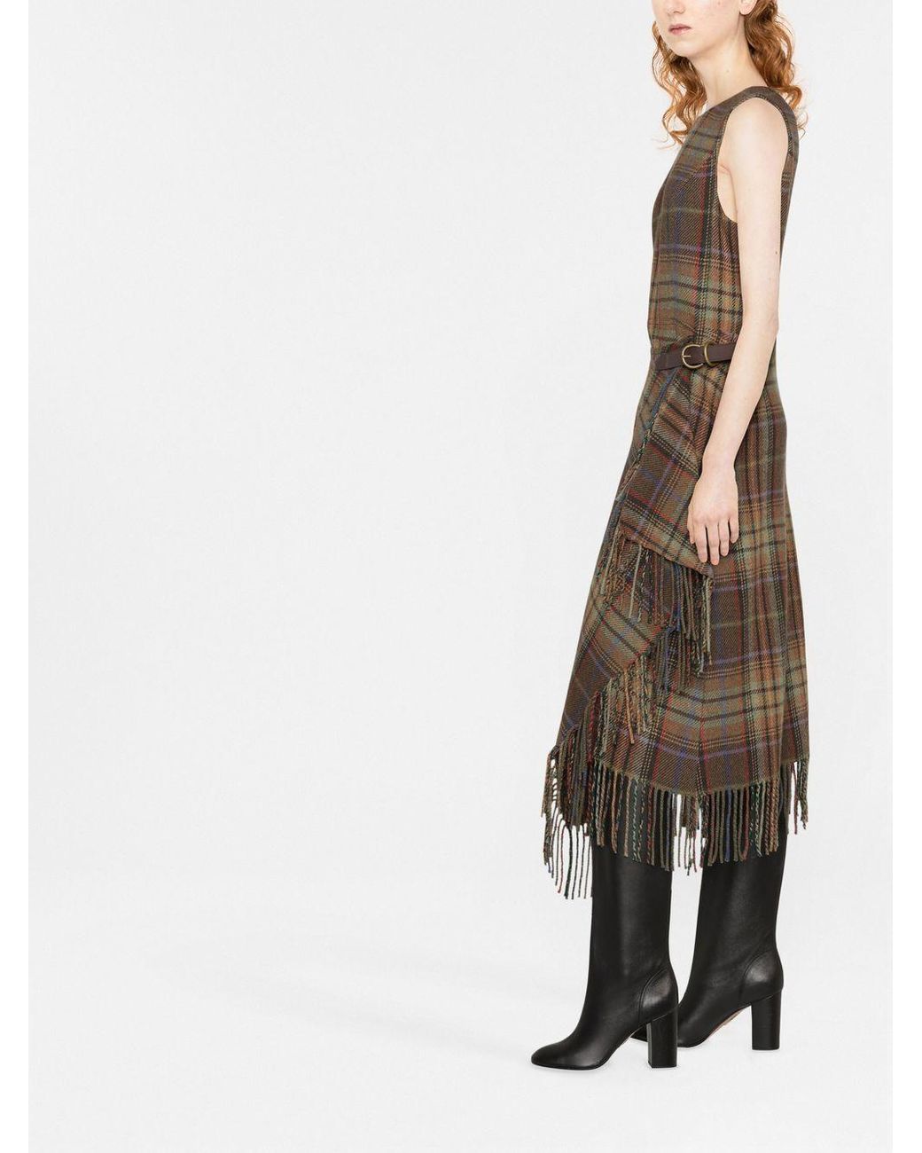 M】herlipto Multi-Way Plaid Knit Dress 試着のみ＊Herlipto