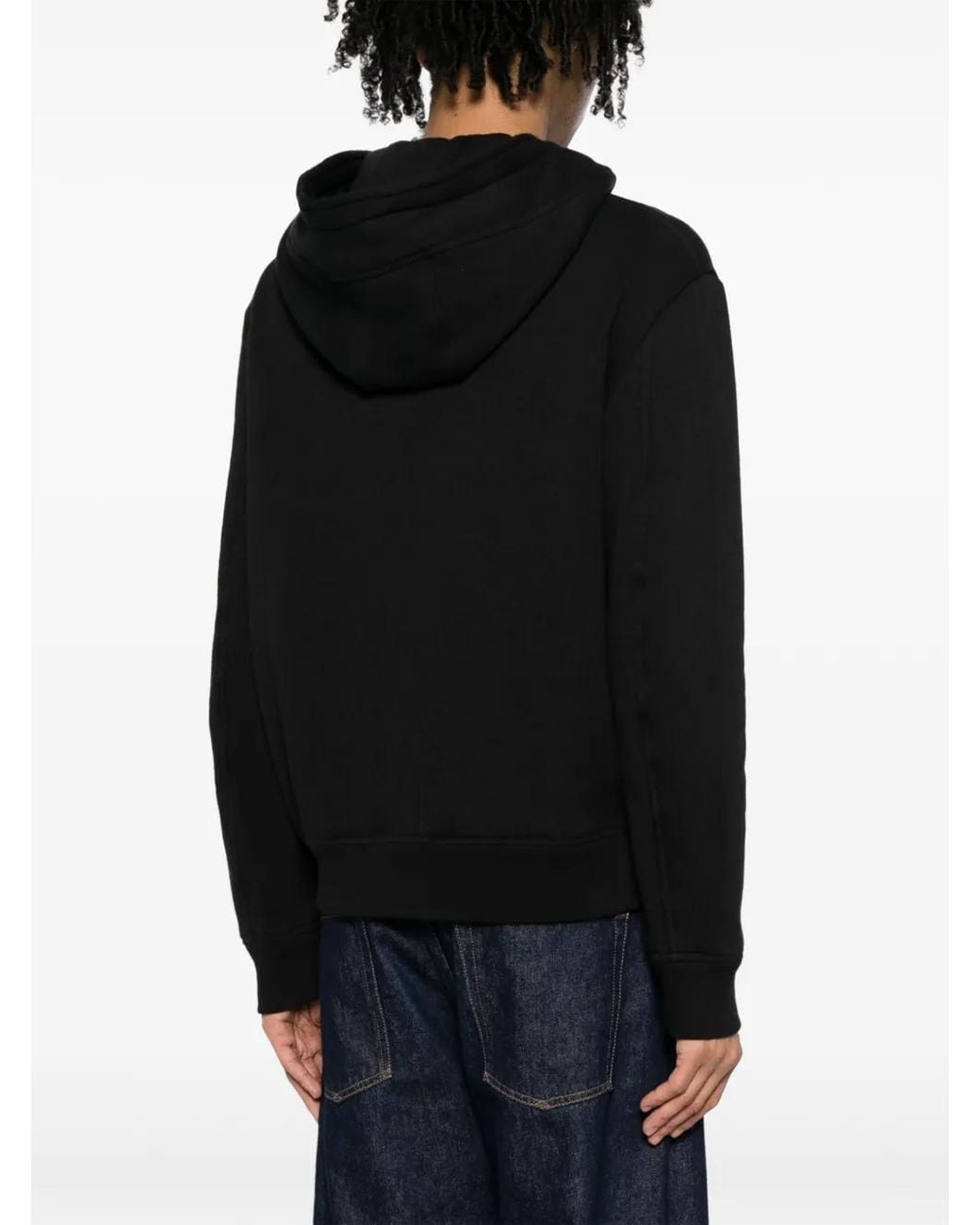 Neil Barrett Black Photograph-Print Jersey Hoodie for men