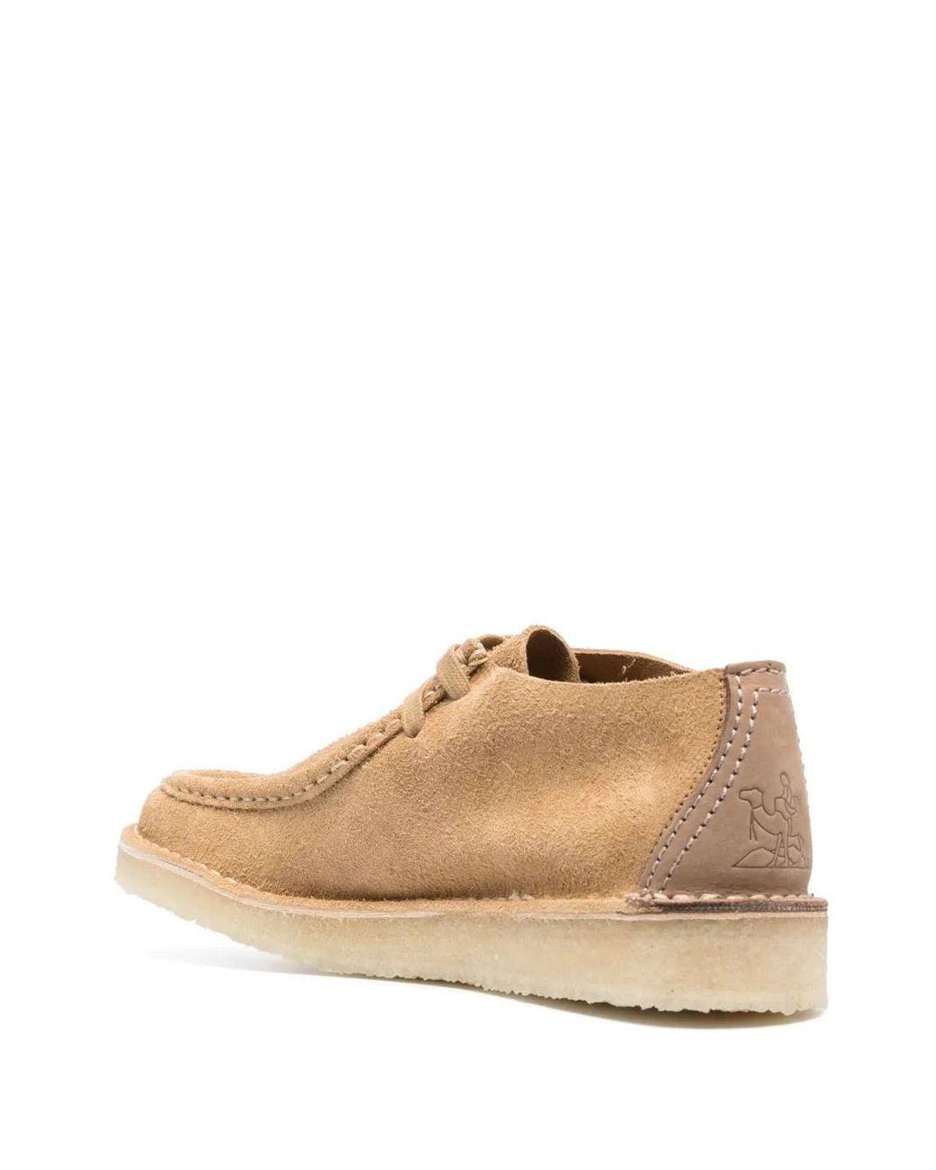 Clarks Natural Desert Nomad Suede Loafers for men