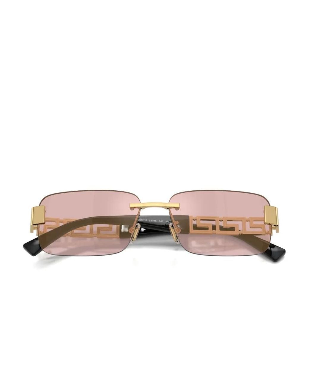 Versace Pink Ve2298 Geometric-Detail Sunglasses for men